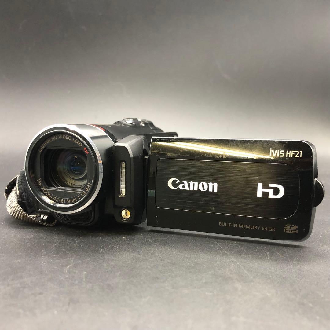 【動作確認済み】Canon HD　iVIS HF21　ビデオカメラ　ブラック