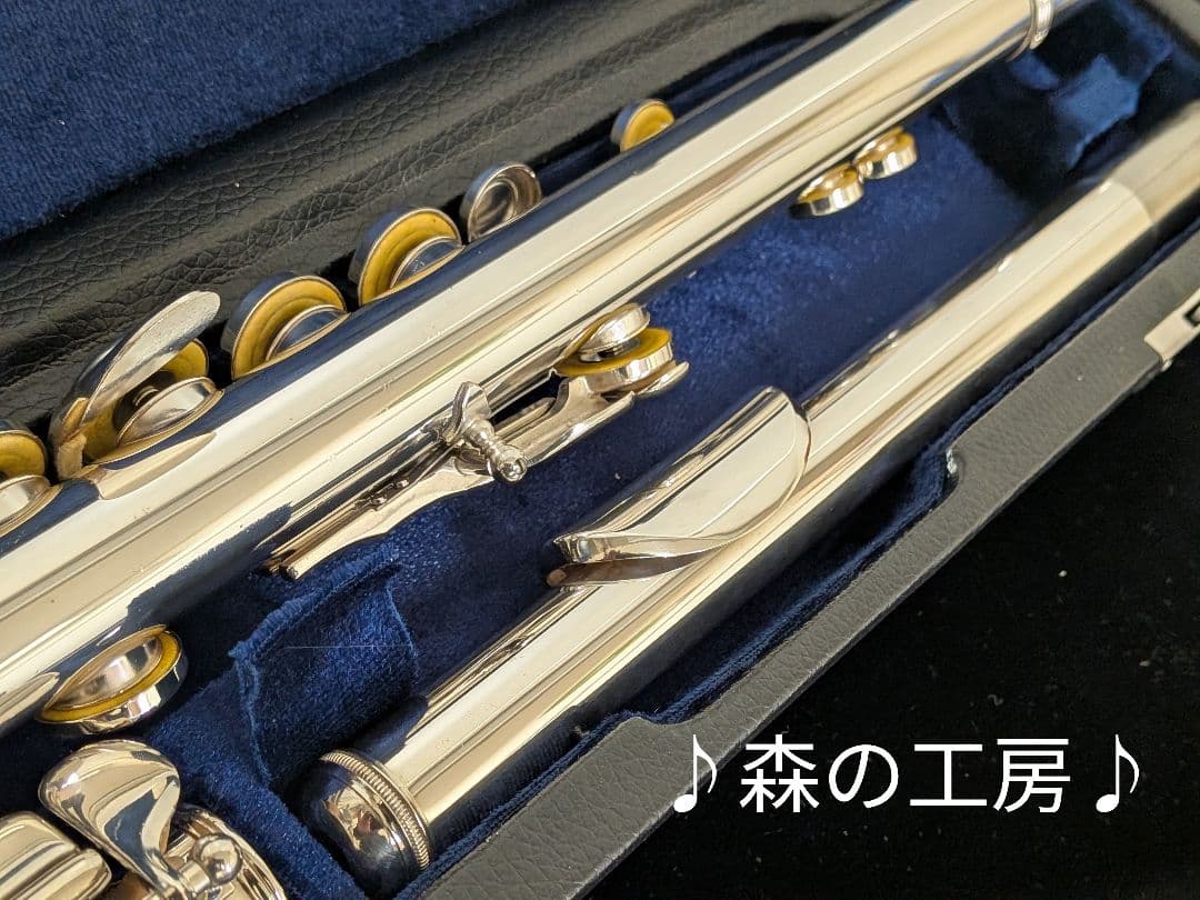 中古フルート専門店‼️メンテ済‼️銀メッキヤマハフルートYFL211S E
