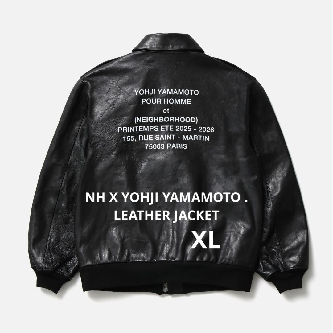ジャケット・アウター NH X YOHJI YAMAMOTO . LEATHER JACKET XL