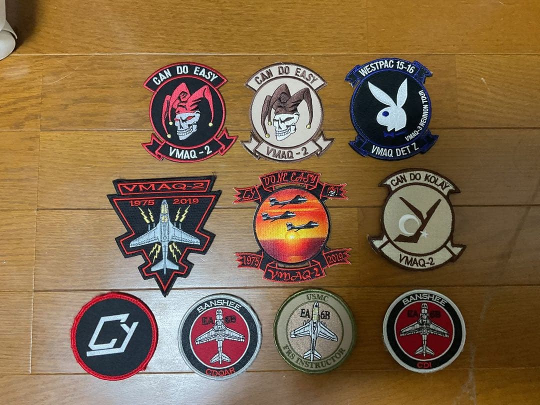 海兵隊　USMC VMAQ-2 パッチ　セット　機体記念など