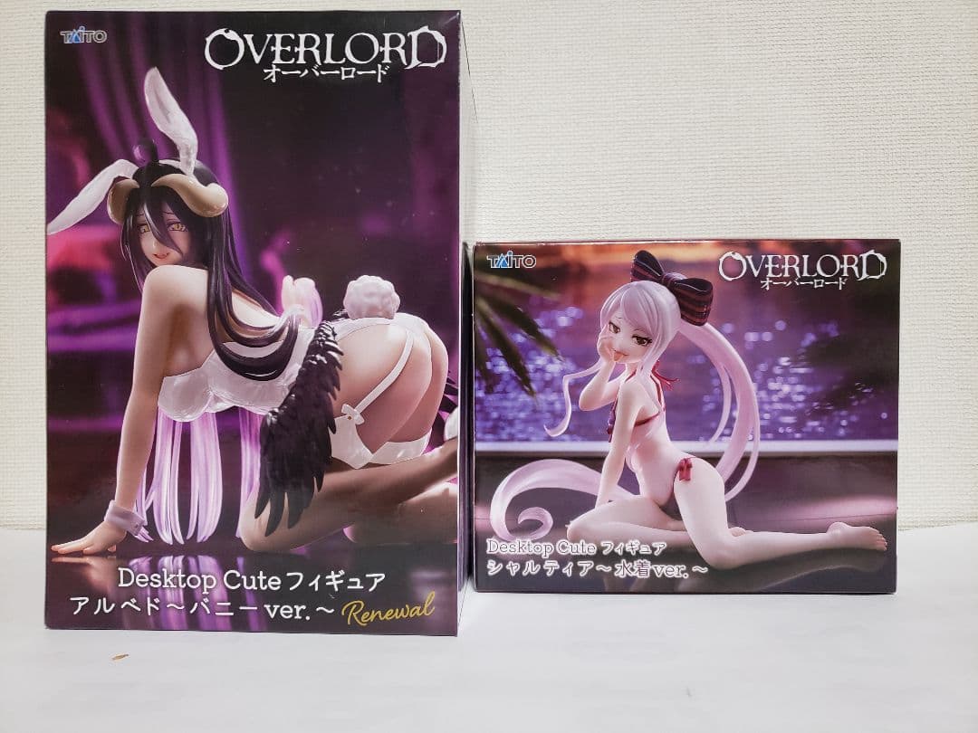 アルベドバニーver.シャルティア水着Desktop Cuteフィギュアセット