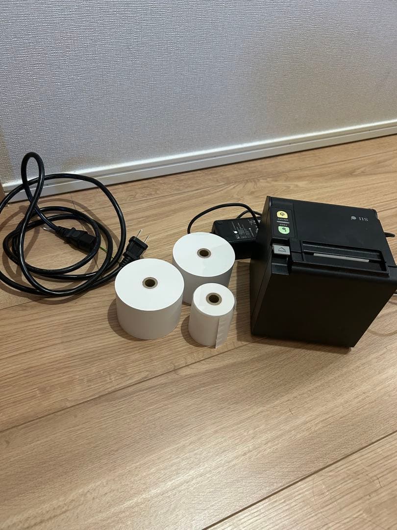 【美品】SII RP-D10レシートプリンター セイコーインスツル エアレジ対応 SII正規代理店》電源付 セイコーインスツル RP-E10 シリアル(RS-232C