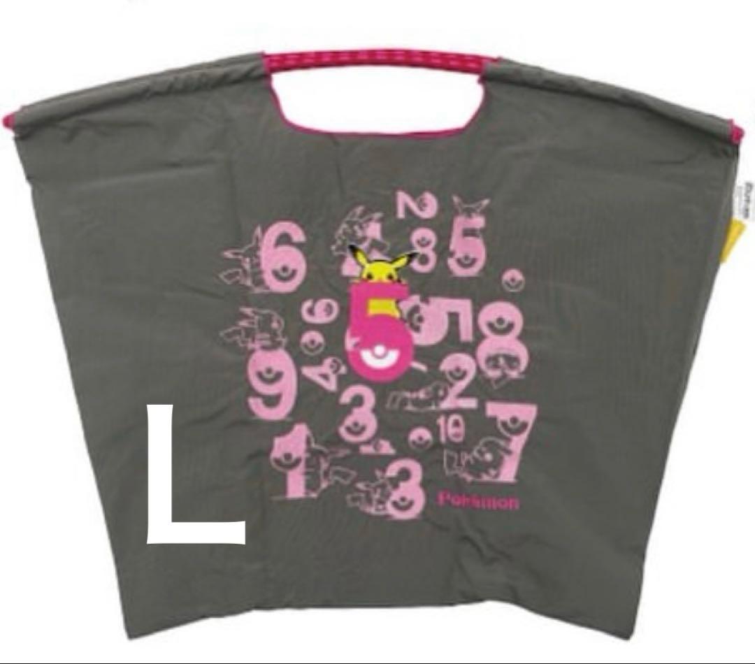 ボールアンドチェーン ポケモン エコバッグ Ｌグレー