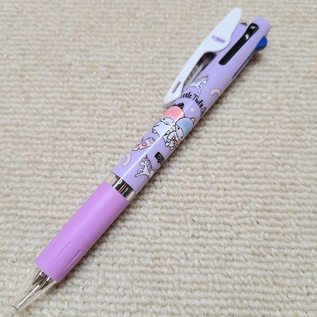 リトルツインスターズ ジェットストリーム 3色ボールペン キキララ