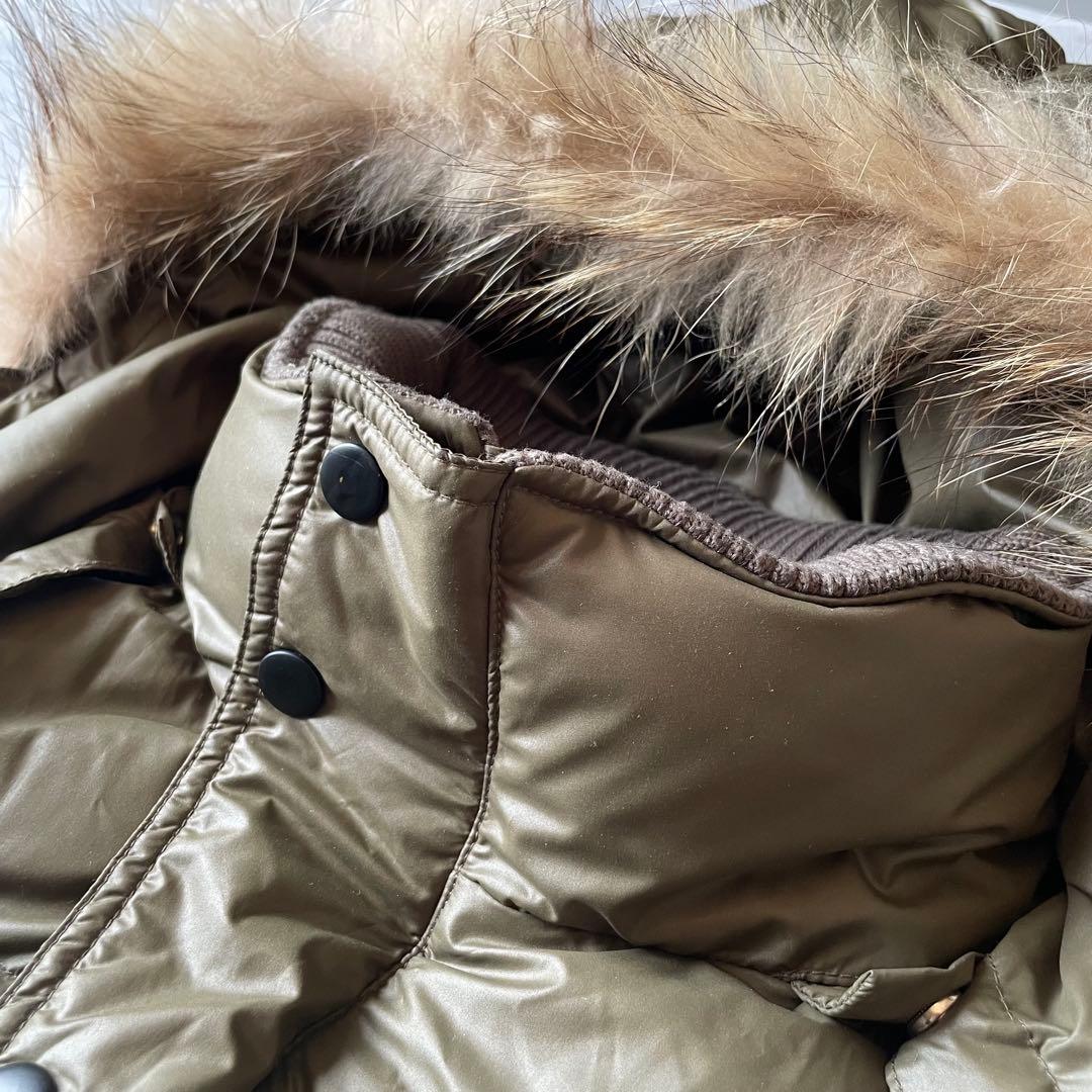 00s archive y2k ファーダウンジャケット微光沢 短丈ギミックお兄系