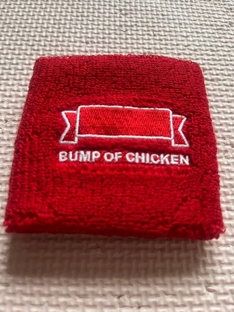 BUMP OF CHICKEN ホームシック衛星 リストバンド 赤 美品 - メルカリ
