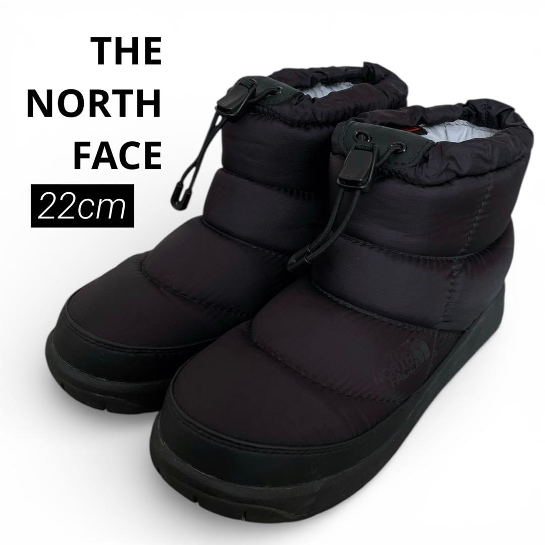 美品　ザノースフェイス　ヌプシ　ブーツ　ブラック　22㎝　防水　防寒
