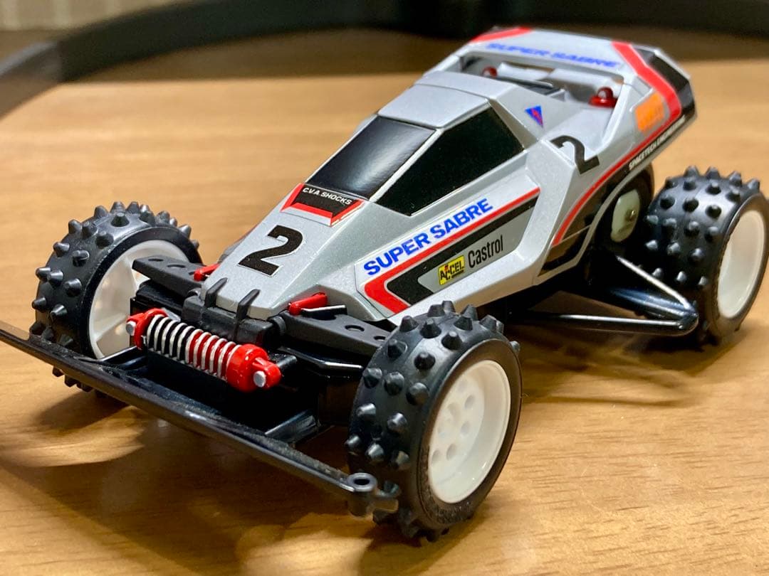 完成品】レーサーミニ四駆 スーパーセイバーJr. - メルカリ