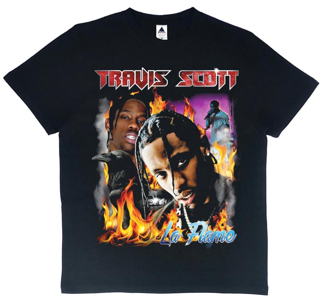 送込 新品 Travis Scott ライブTシャツ ブラック XL(LL) - メルカリ