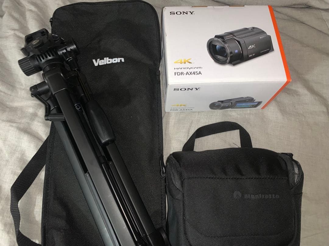 三脚なし　SONY 4K ハンディカム FDR-AX45A
