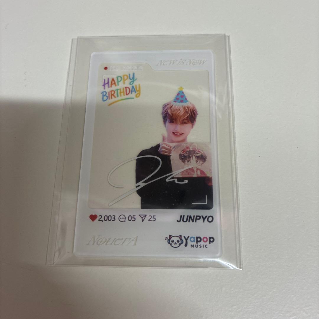 NouerA ジュンピョ New is Now Yapop 特典 クリアトレカ - メルカリ