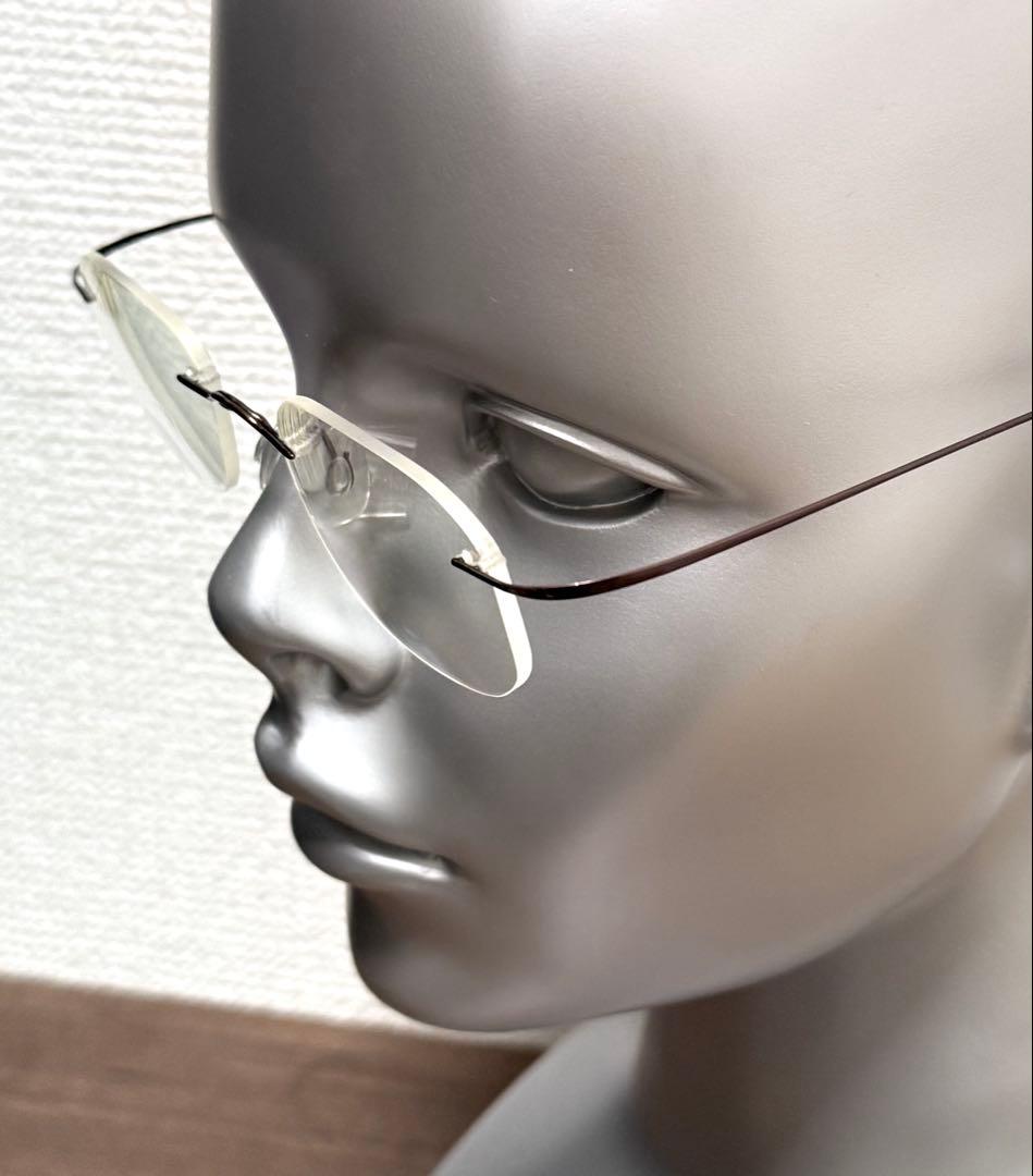 ★silhouette シルエット　軽量 ツーポイント度入メガネ