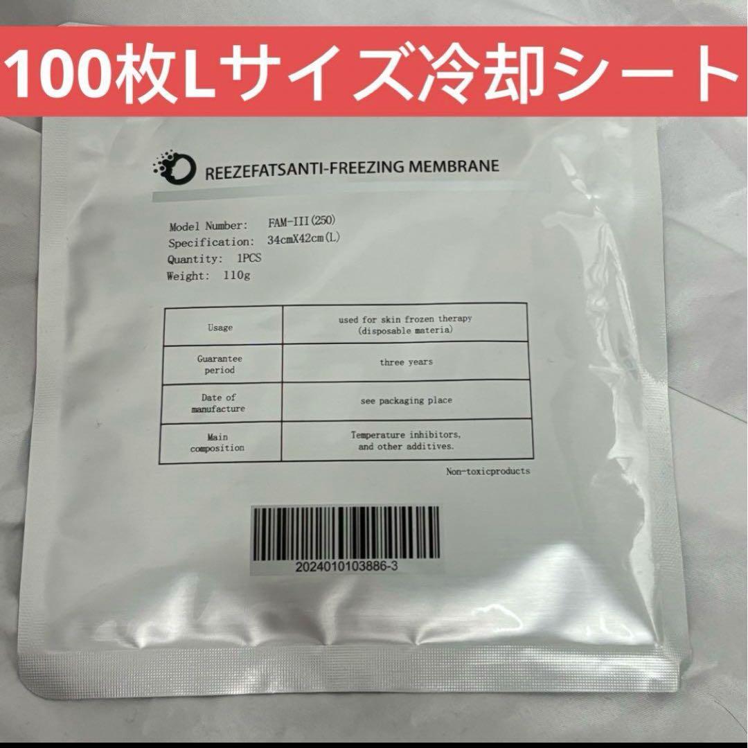 脂肪冷却シート不凍シート100枚Lサイズ
