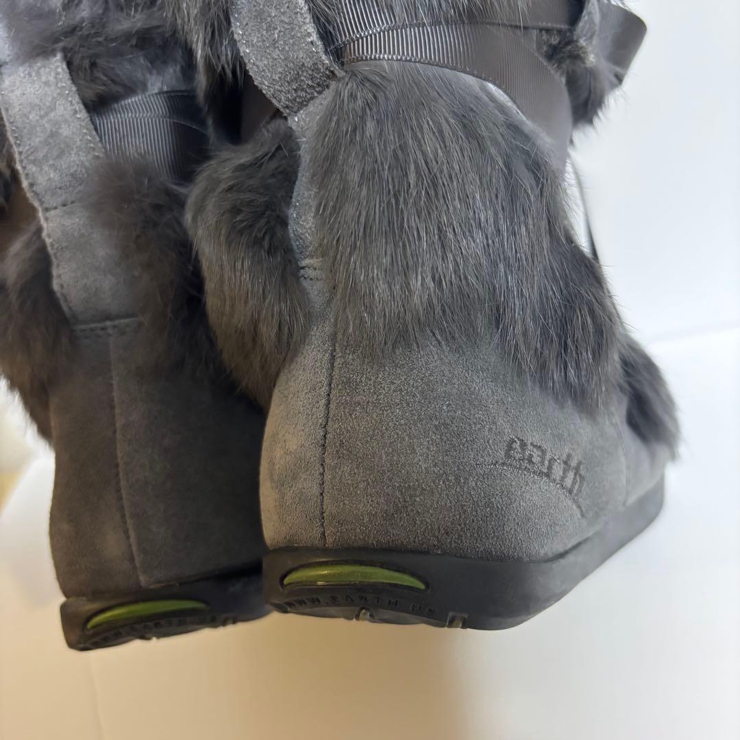 美品】平成ギャル Y2K archive ファー リボン ムートンブーツ 23