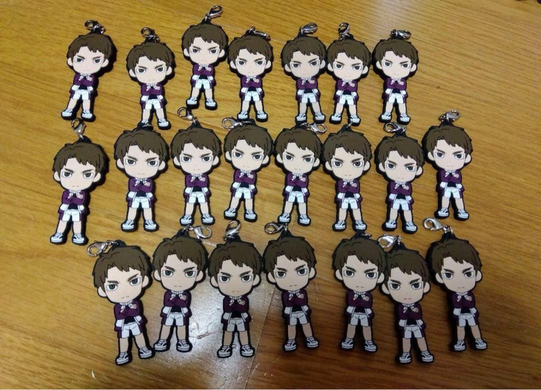 牛島若利 ラバーストラップ3種71個セット