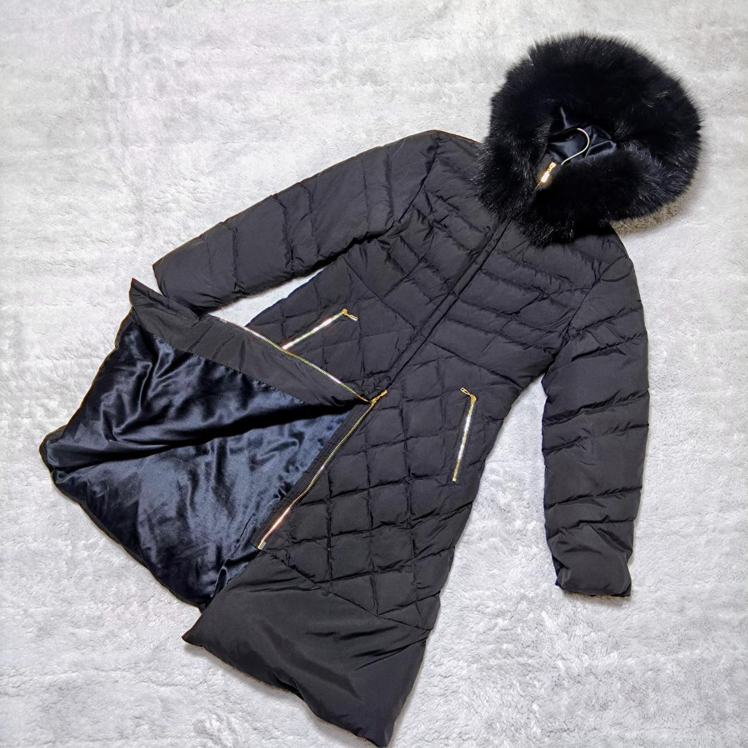 エイミーイストワールeimyistoire ダウンコート　Ａライン　フォックス