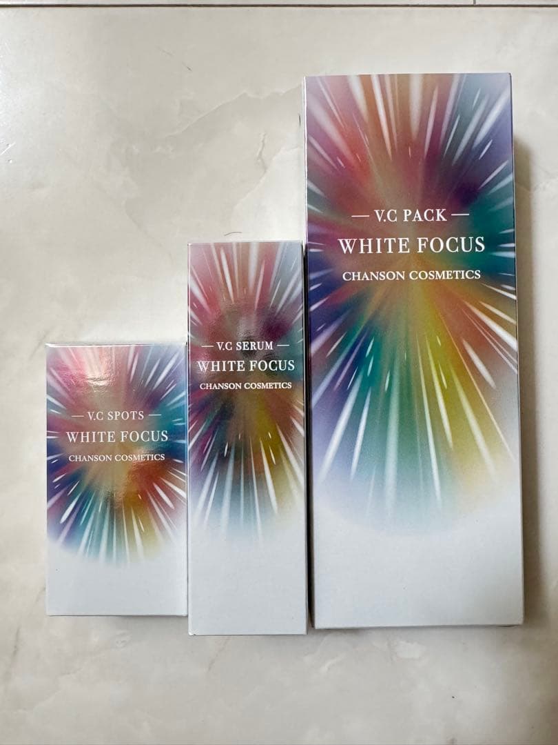 シャンソン化粧品ホワイトフォーカス3点セット