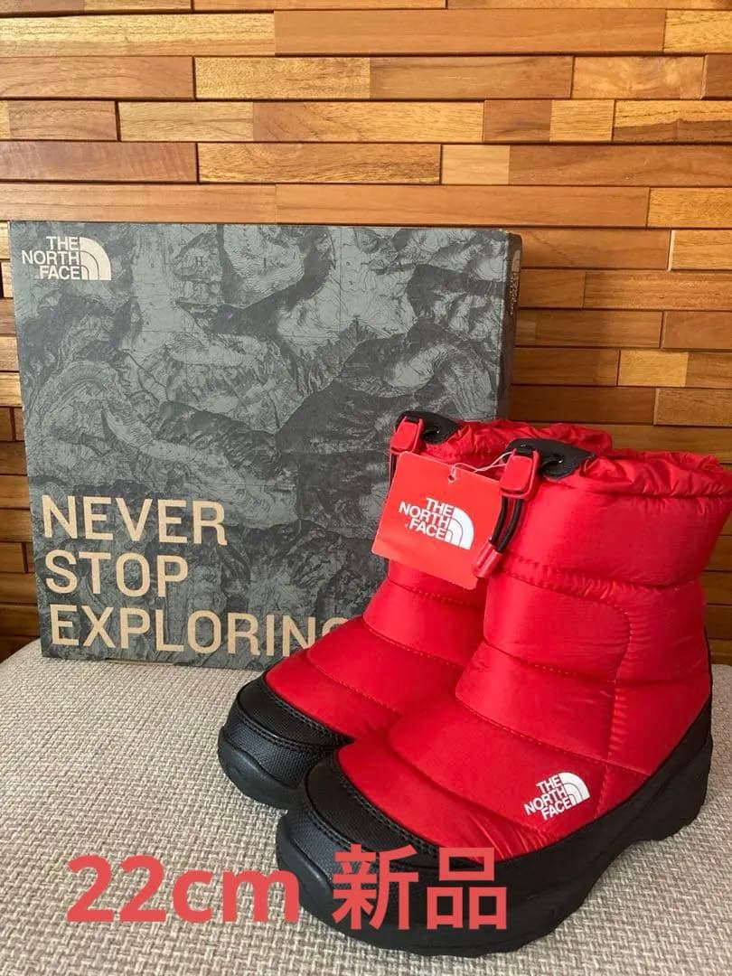 ノースフェイス ヌプシ スノーブーツ　キッズ　　22cm 新品