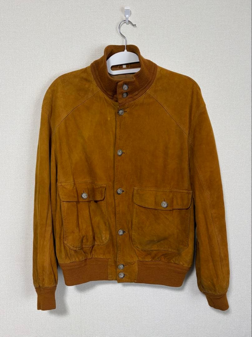 も*ん様 VERA PELLE ビンテージスウェードジャケット Lサイズ
