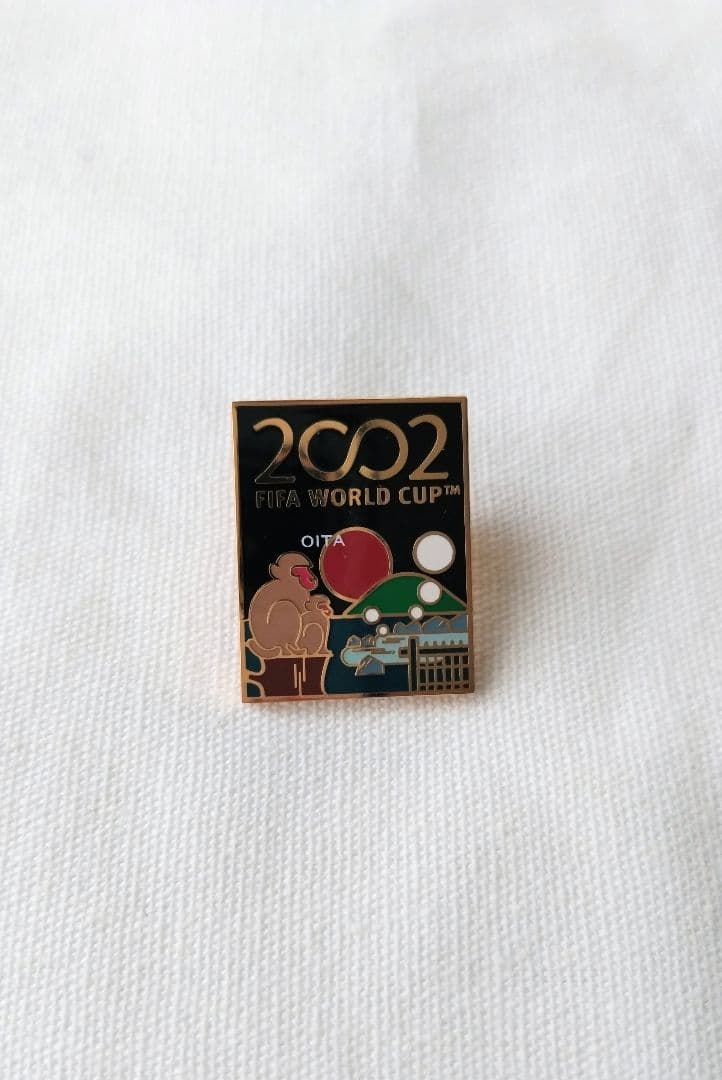 サッカー 2002年 日韓ワールドカップ 日本開催記念 ピンバッジ 大分