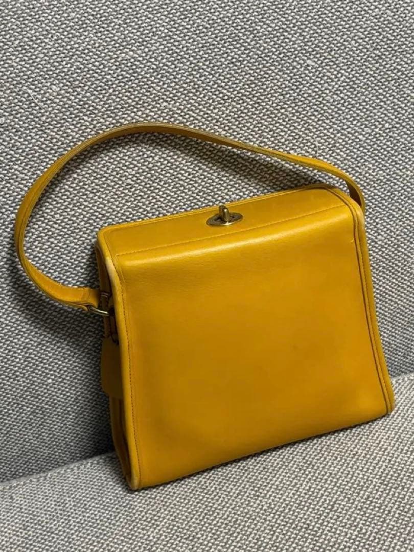 90s old coach オールドコーチ ハンドバッグ　ターンロック USA製