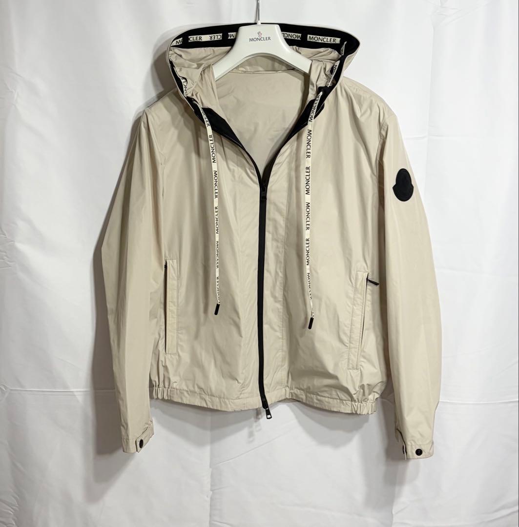 ［極美品］モンクレール　ナイロンパーカー　サイズ1 ベージュ　カルレス