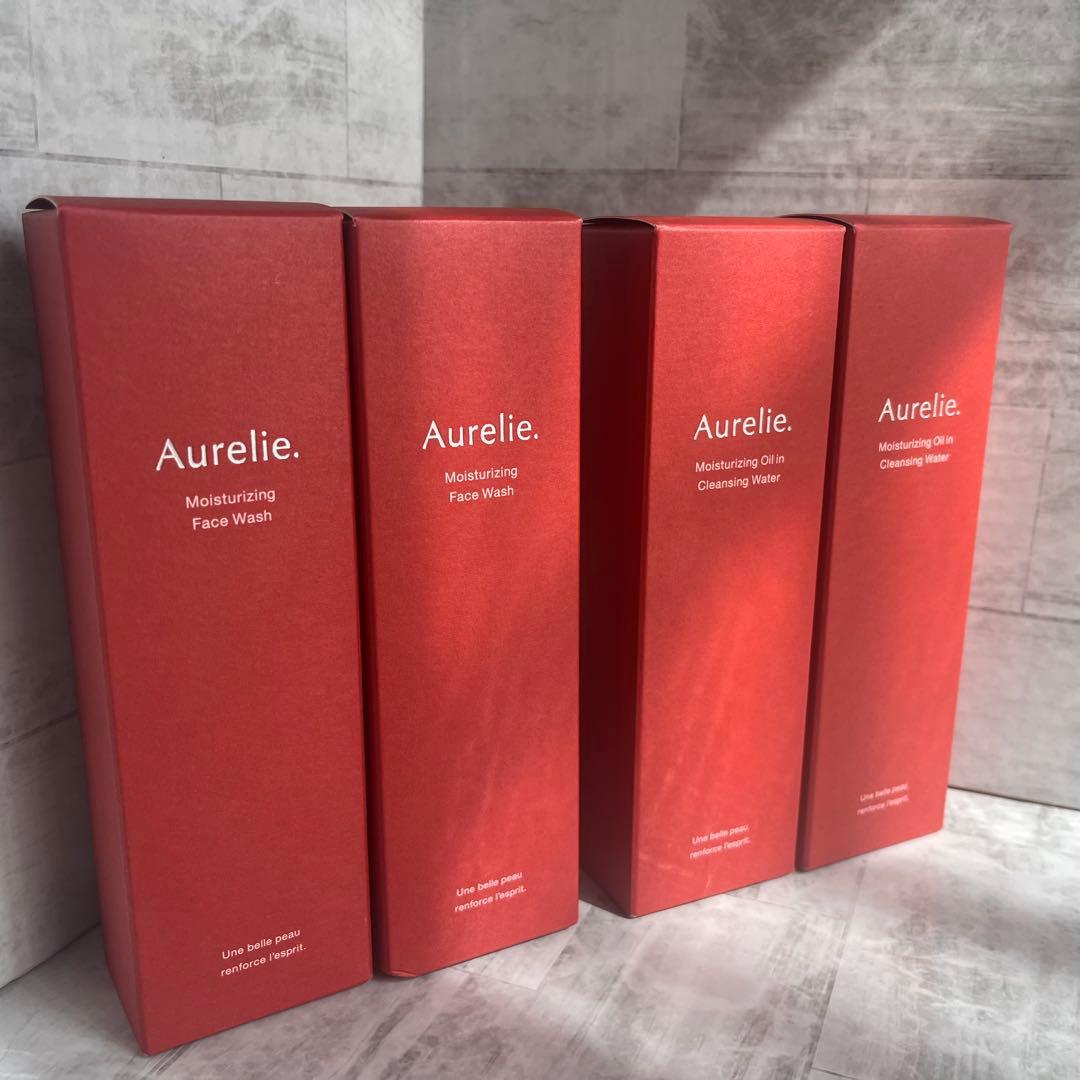 新品未商品Aurelie オレリー クレンジングウォーター＆洗顔セット 2セット