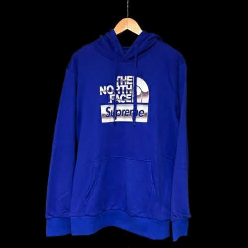 THE NORTH FACE x Supreme パーカー XL ブルー - メルカリ