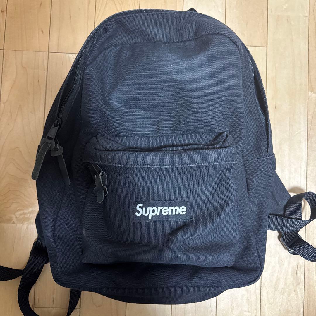 Supreme Canvas Backpack Black リュック Backpack - Shop - Supreme