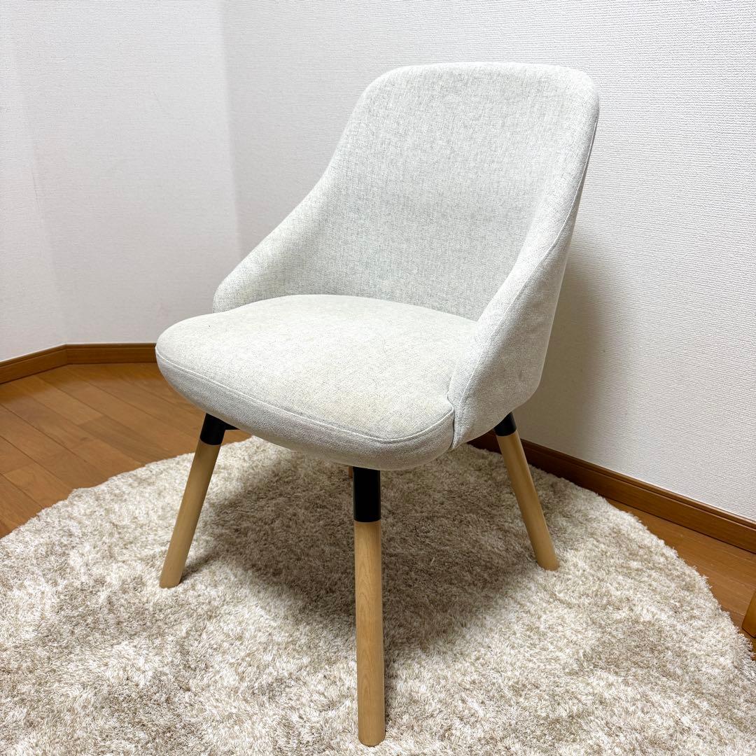 送料込み】IKEA JANOLOF ヤンオロフ 回転ダイニングチェア ベージュ