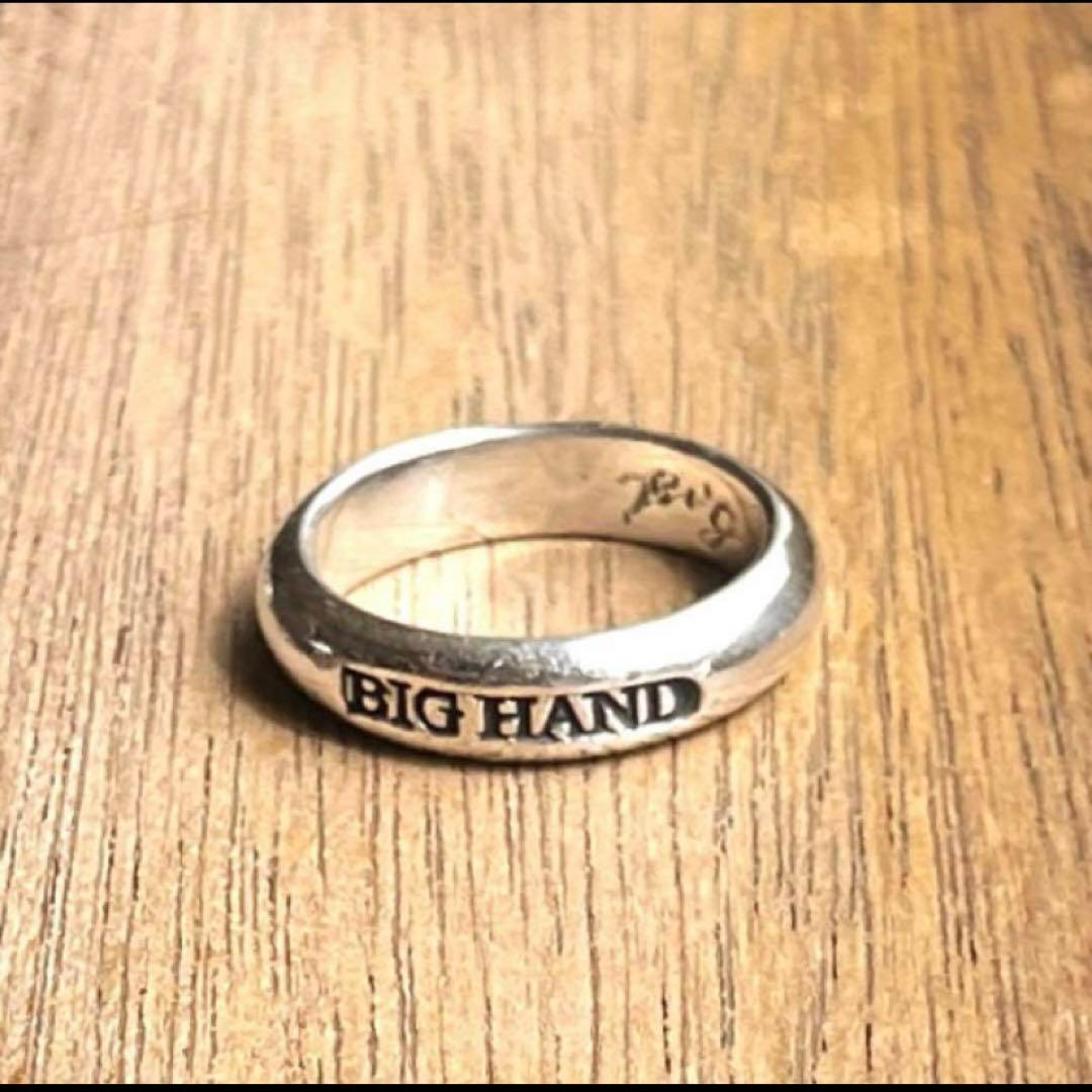 BIG HANDビッグハンド/ファミリーロゴ925silverリング約22号 - メルカリ