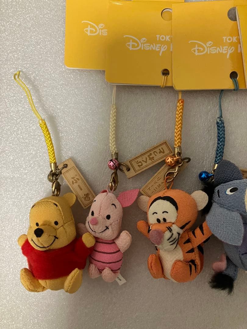 ディズニー くまのプーさん ちりめん ストラップ レア 廃盤品