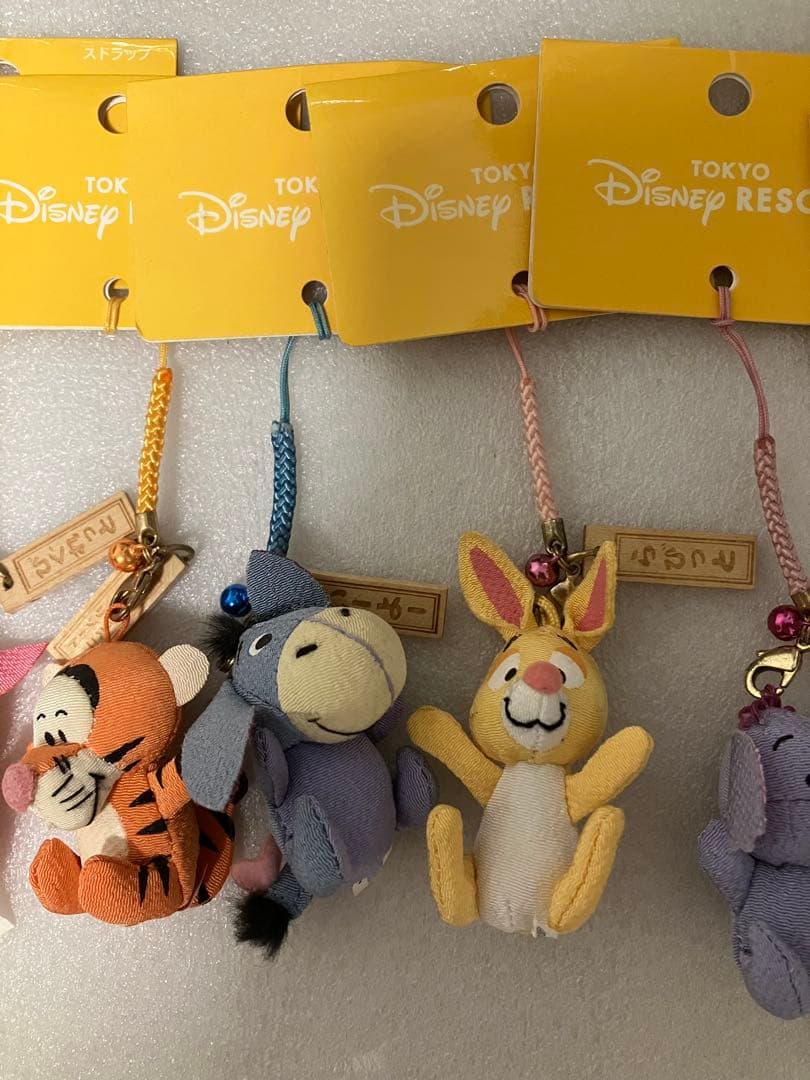 ディズニー くまのプーさん ちりめん ストラップ レア 廃盤品
