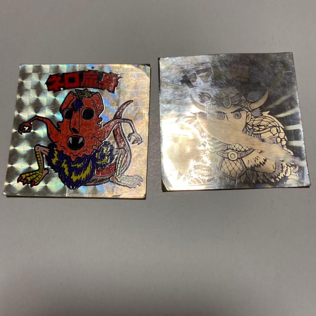 昔流行った旧ビックリマンチョコキンキラボスカード8枚です。何方かに