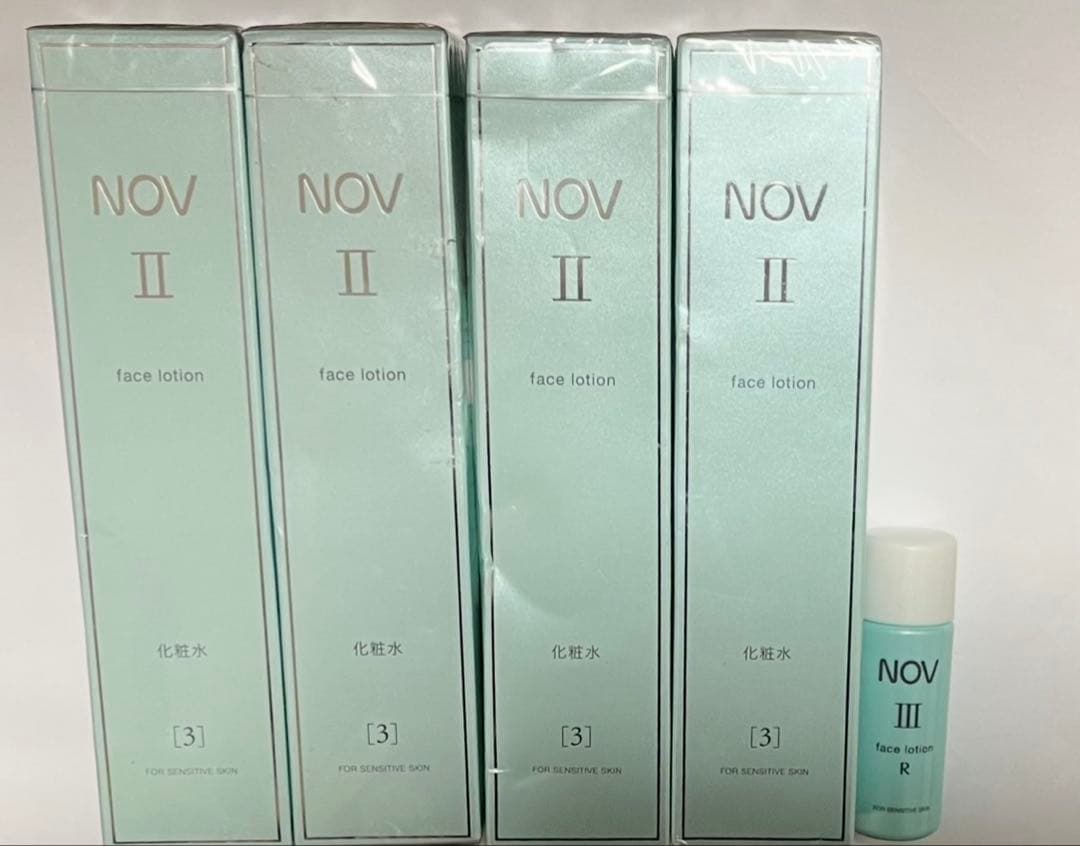 ノブ　II フェイスローション 120ml 4個　ローション付き