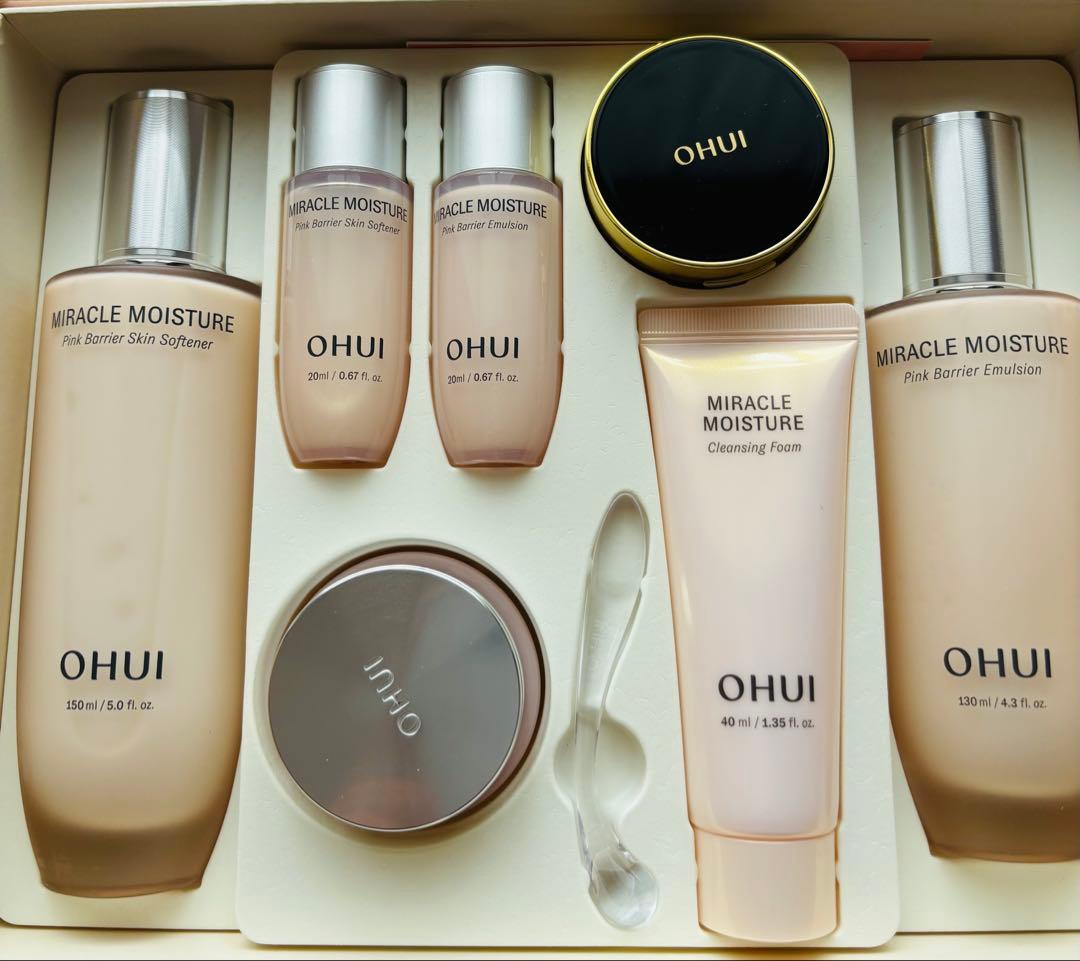 韓国化粧品OHUIミラクル モイスチャ化粧水乳液クリームセット