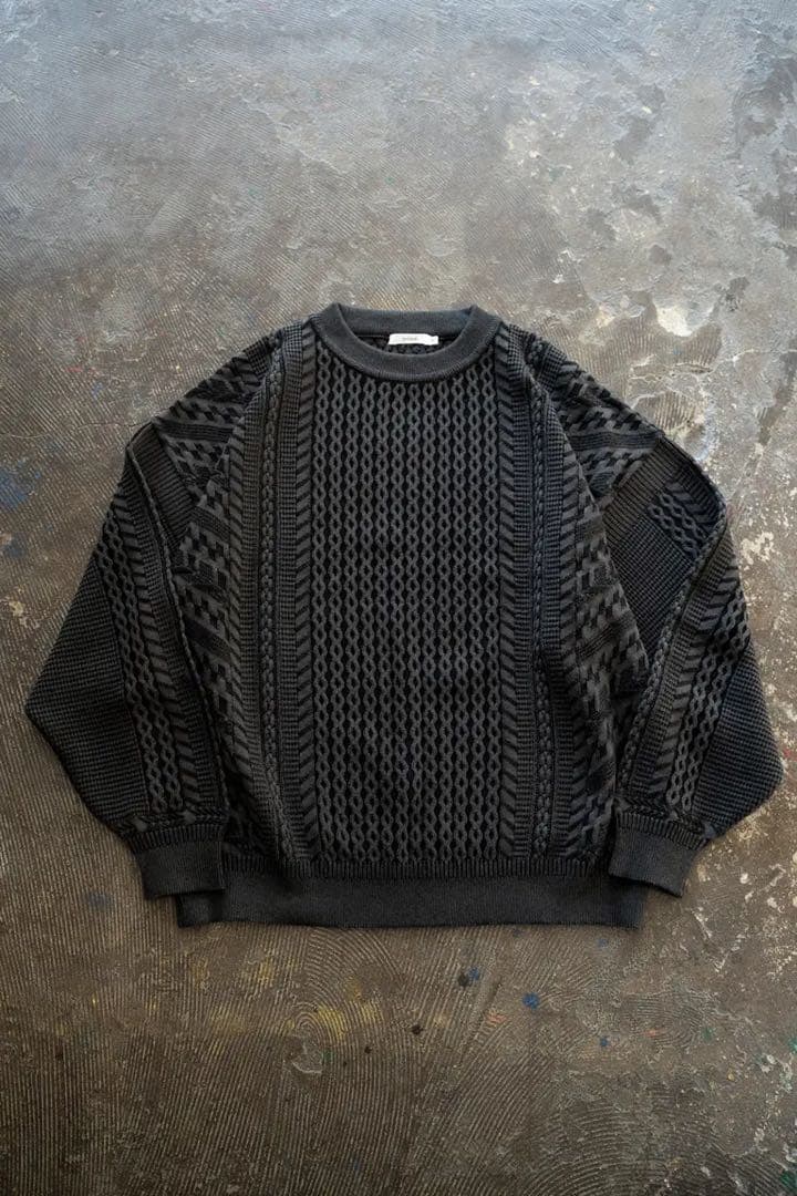 【試着のみ】YASHIKI Fubuki Knit Black サイズ1