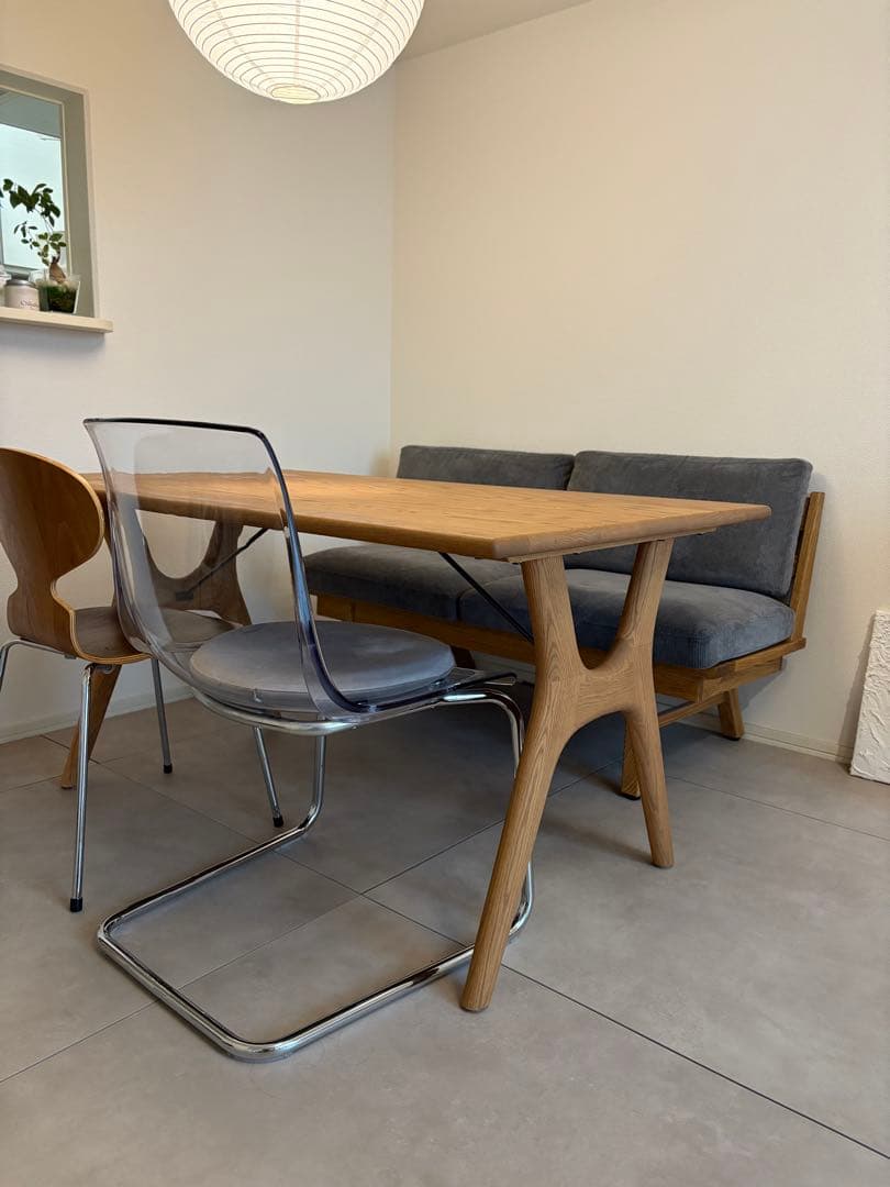 nakonakoさん【美品】MOMONATURAL NORDダイニングソファ - メルカリ