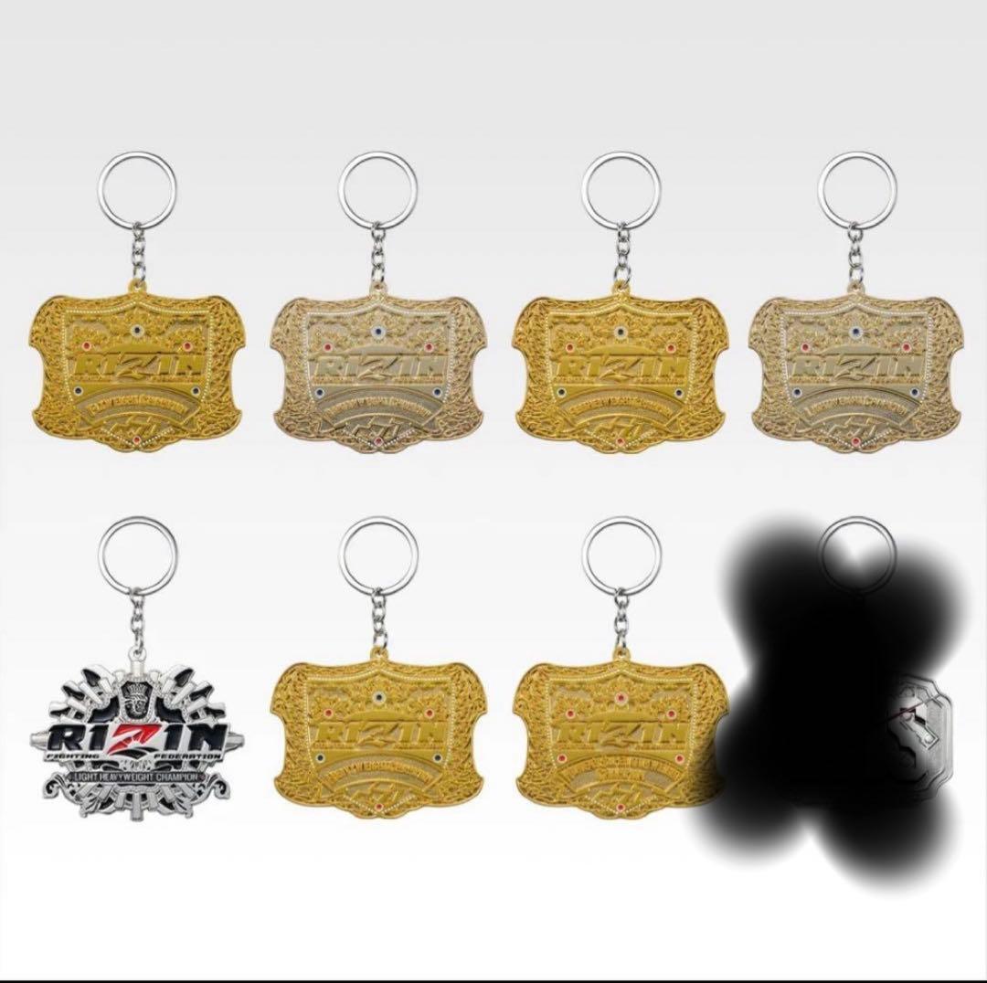 ぶ*ー様 【新品】RIZIN　一番くじ　チャンピオンベルトメタルチャーム　7種セ