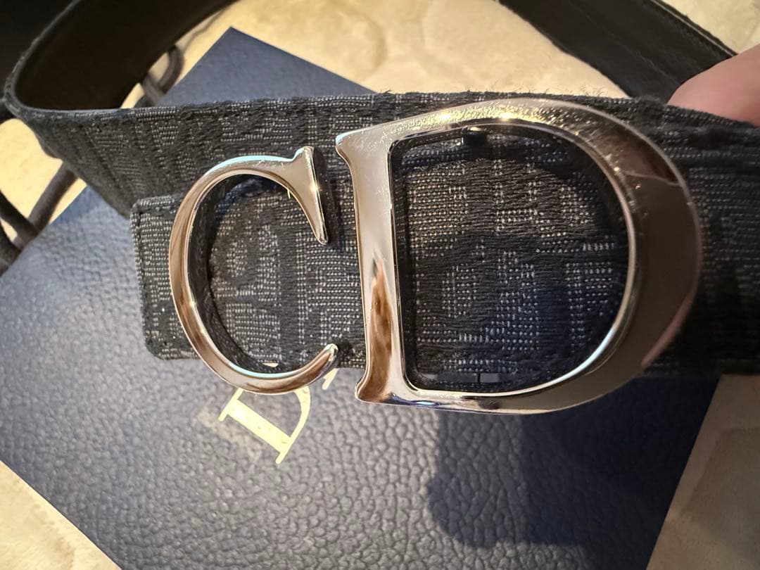 Dior CDロゴバックル ブラックベルト