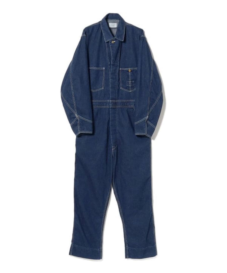 【最安値】 Unlikely Coverall Indigo Denim Unlikely - Chopped Coverall Bottoms - Used Indigo | UP THERE