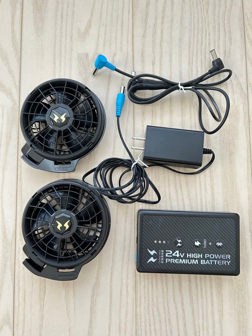 【試着のみ】サンエス　空調ファンRD9310 バッテリーRD9490 のセット