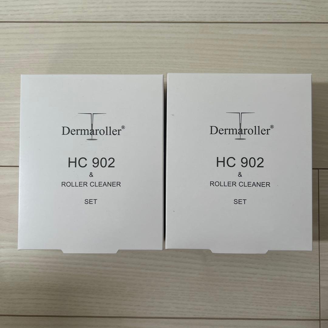 ちるる【新品未使用】ダーマローラーHC902 & クリーナー2箱セット