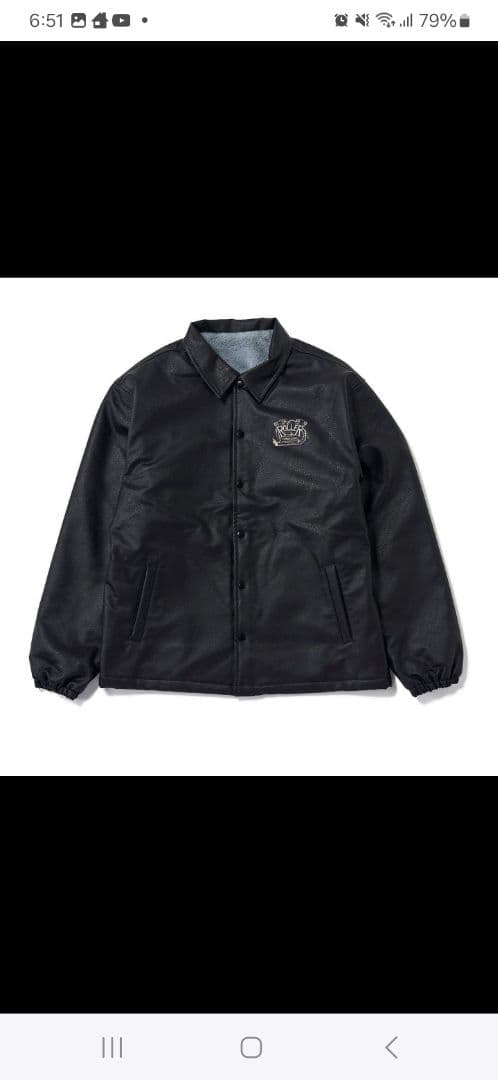 ROLLER FAKE LEATHER COACH JACKET 木村拓哉 - メルカリ