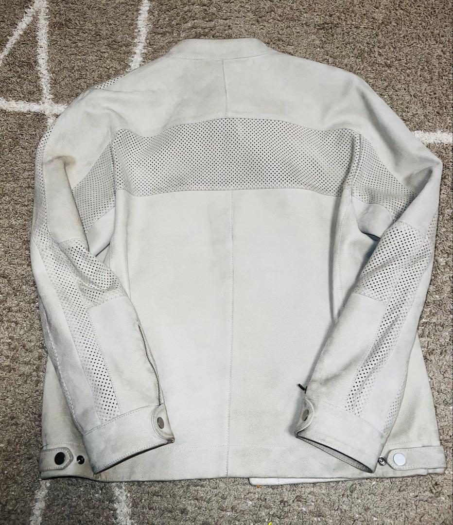 dunhill シングルライダースジャケット ダンヒル 春物 レザー