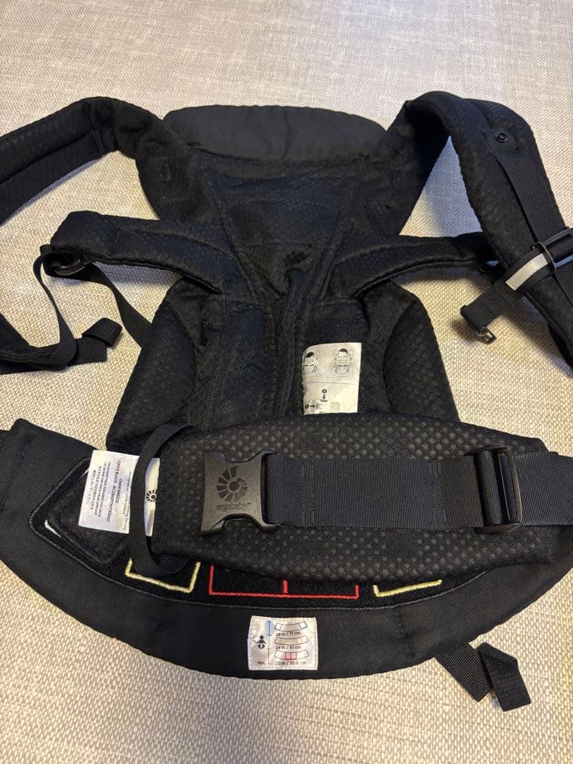 エルゴベビー 抱っこ紐 ブラック メッシュ