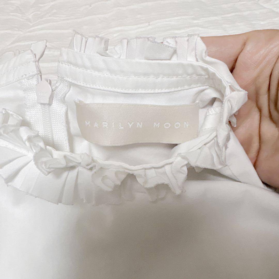 MARILYN MOON タックフリル ボリュームスリーブ ブラウス 袖バルーン