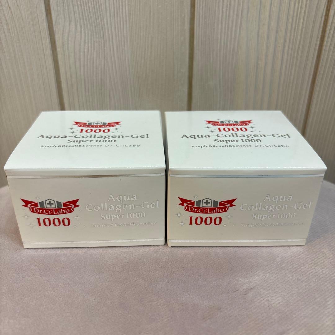 Dr.Ci:Labo アクアコラーゲンゲル スーパー1000 60g 2個セット