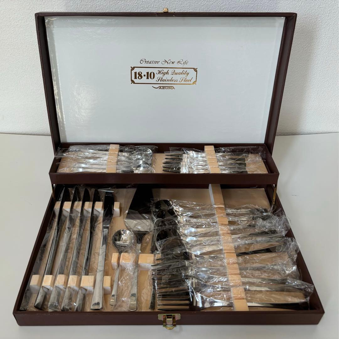 AZUMA アズマ 高級ステンレス18-10 カトラリーセット28本セット - メルカリ