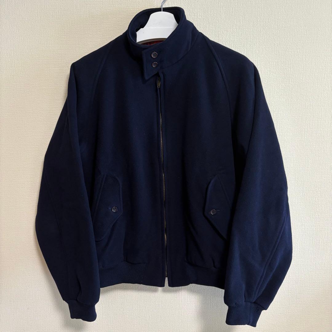 Baracuta カシミヤ カシミア 混 G-9 ハリントンジャケット